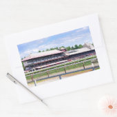 Saratoga Race Course and Clare Court Rechthoekige Sticker (Envelop)