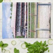 Saratoga Race Course and Clare Court Theedoek (Gevouwen)