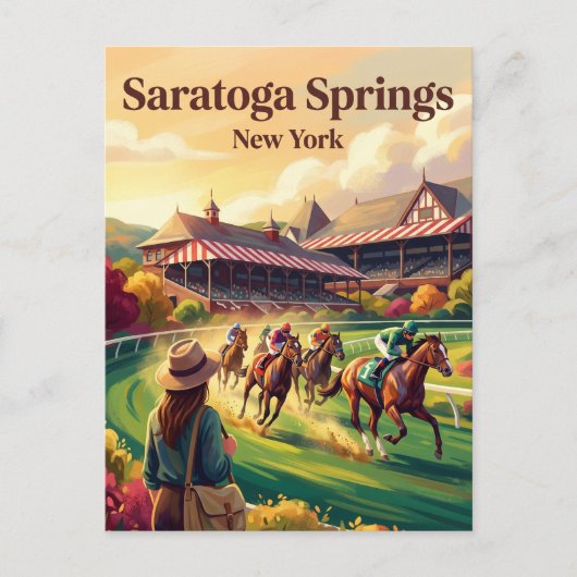 Saratoga Race Course VS Briefkaart (Voorkant)
