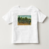 Saratoga Race Track - Uitzicht van start lijn Kinder Shirts (Voorkant)
