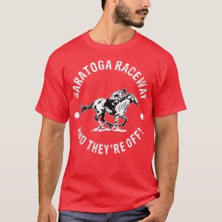 Saratoga Raceway Racetrack Horse Racing T-shirt