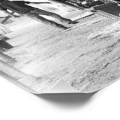 Saratoga Shedrow in Horse Haven Foto Afdruk (Hoek)