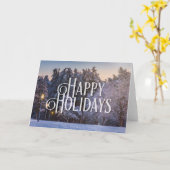 Saratoga Spa State Park Holiday Card Kaart (Gele Bloem)