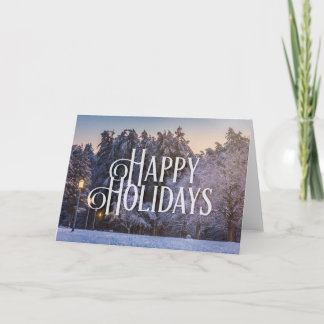 Saratoga Spa State Park Holiday Card Kaart