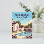 Saratoga Spa State Park VS Briefkaart (Staand voorkant)