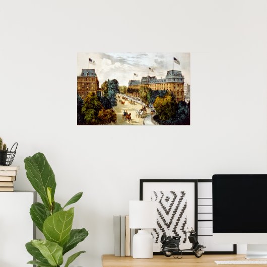 Saratoga Springs - 1907 Poster (Thuiskantoor)