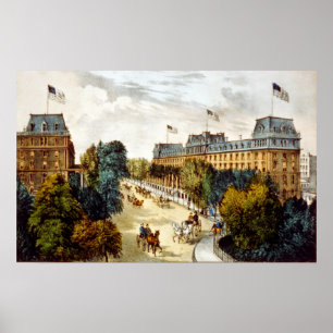 Saratoga Springs - 1907 Poster