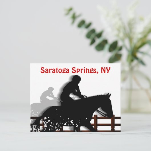 Saratoga Springs Briefkaart (Staand voorkant)