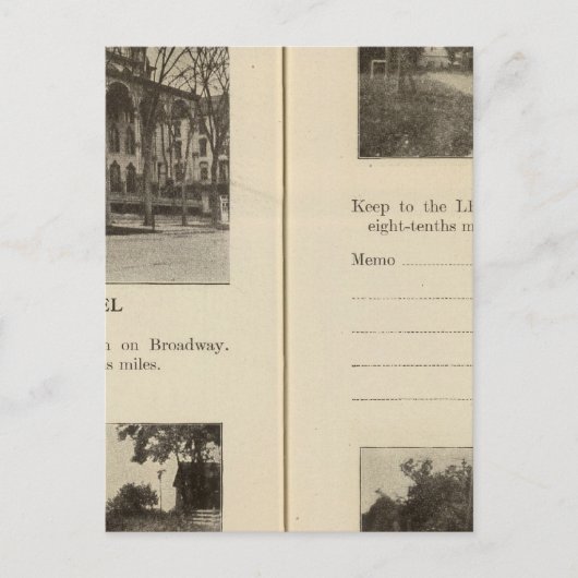 Saratoga Springs Dunning Street Briefkaart (Voorkant)