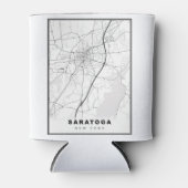 Saratoga Springs-kaart Blikjeskoeler (Voorkant)