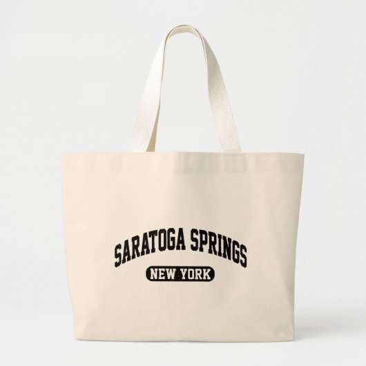 Saratoga Springs New York Grote Tote Bag (Voorkant)