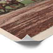 Saratoga Springs, NY - Horse Race Track Scene Poster (Hoek)