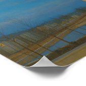Saratoga Springs Utah Tempel Schildering™ LDS Post Poster (Hoek)
