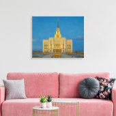 Saratoga Springs Utah Temple Painting™ LDS Canvas (Insitu (Woonkamer))