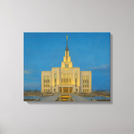 Saratoga Springs Utah Temple Painting™ LDS Canvas Afdruk