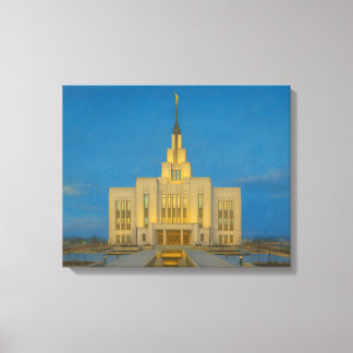 Saratoga Springs Utah Temple Painting™ LDS Canvas Afdruk
