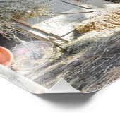 Saratoga Stables "Horse Haven" Foto Afdruk (Hoek)