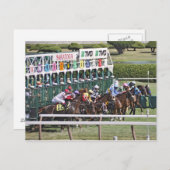 Saratoga Turf Racing Briefkaart (Voorkant / Achterkant)