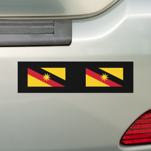 Sarawak, Maleisië Bumpersticker (Op auto)