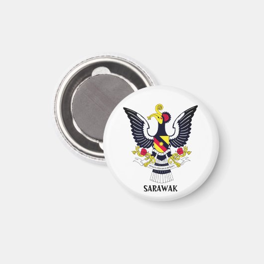 Sarawak Wapenmunt - MALAYSIA Magneet (Voorkant / Achterkant)