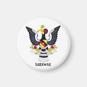 Sarawak Wapenmunt - MALAYSIA Magneet