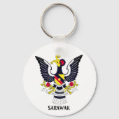 Sarawak Wapenmunt - MALAYSIA Sleutelhanger (Voorkant)