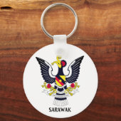 Sarawak Wapenmunt - MALAYSIA Sleutelhanger (Achterkant)