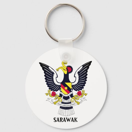 Sarawak Wapenmunt - MALAYSIA Sleutelhanger (Achterkant)