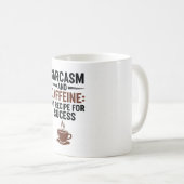 Sarcasm and Caffeine: My Recipe for Success - Funn Koffiemok (Voorkant rechts)