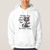 Sarcasm & Attitude Funny Cat Lover Gift Hoodie (Voorkant)