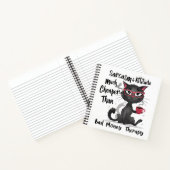 Sarcasm & Attitude Funny Cat Lover Gift  Notitieboek (Binnen)