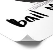 Sarcasm & Attitude Funny Cat Lover Gift Poster (Hoek)