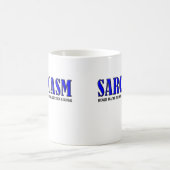 Sarcasm Beating Funny Mug Koffiemok (Center)