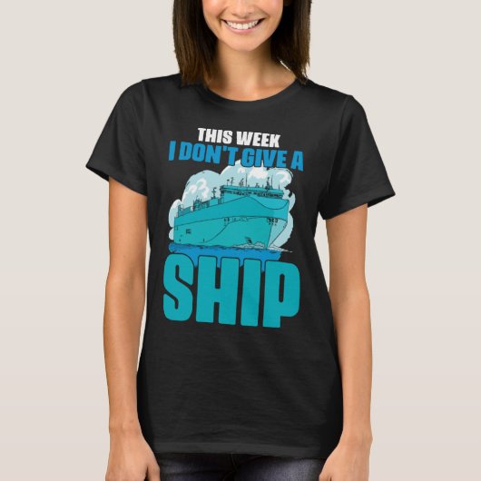 Sarcasm Boat Cruising Cruise for Sarcastic Cabin C T-shirt (Voorkant)