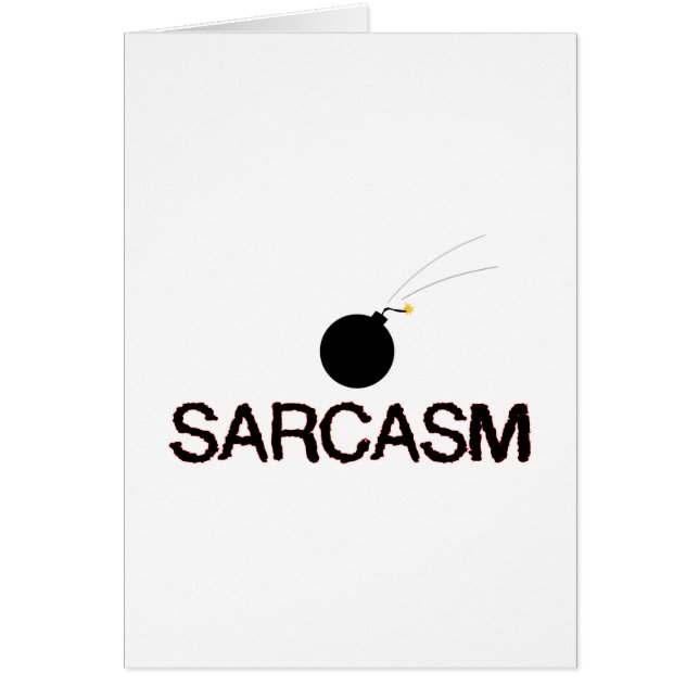 Sarcasm Bombed (Voorkant)