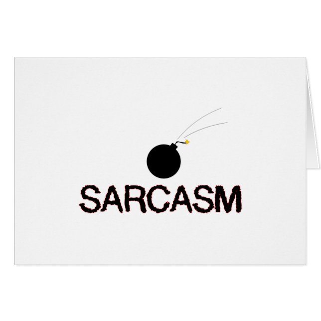Sarcasm Bombed (Voorkant Horizontaal)