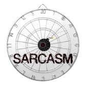 Sarcasm Bombed Dartbord (Voorkant)