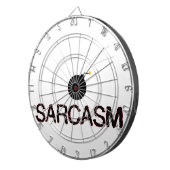 Sarcasm Bombed Dartbord (Voorkant Rechts)