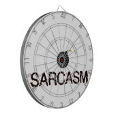 Sarcasm Bombed Dartbord (Voorkant Links)