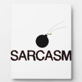 Sarcasm Bombed Fotoplaat (Voorkant)