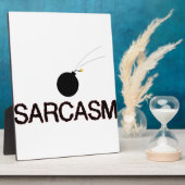 Sarcasm Bombed Fotoplaat (Zijkant)