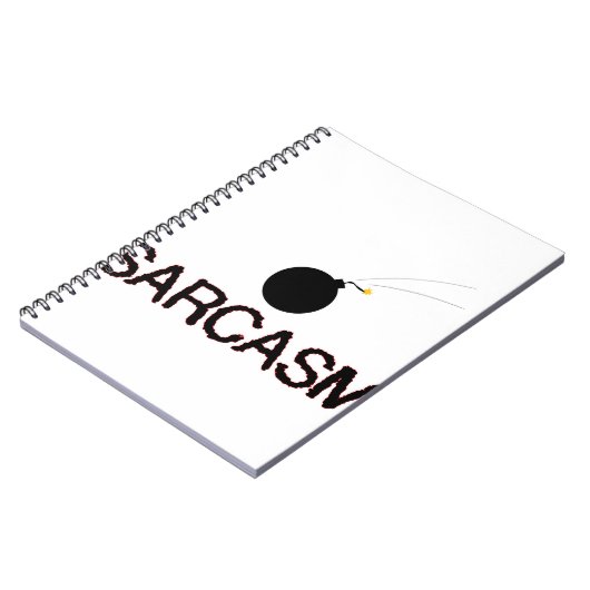 Sarcasm Bombed Notitieboek (Linkerzijde)