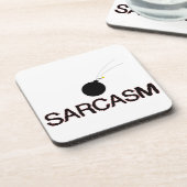 Sarcasm Bombed Onderzetter (Linkerzijde)