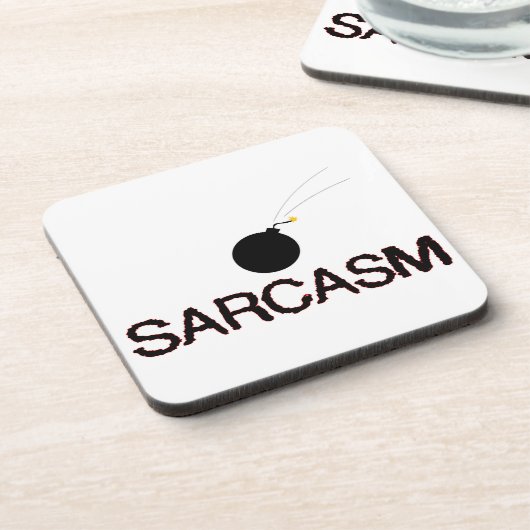 Sarcasm Bombed Onderzetter (Linkerzijde)