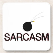 Sarcasm Bombed Onderzetter (Voorkant)