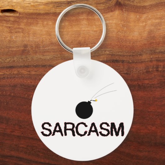 Sarcasm Bombed Sleutelhanger (Voorkant)