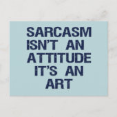 Sarcasm Briefkaart (Voorkant)