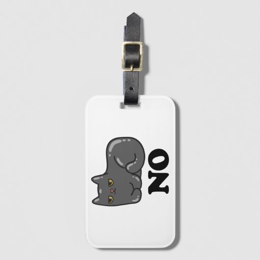 Sarcasm Cat Bagagelabel (Voorkant (verticaal))