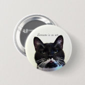 Sarcasm Cat Button (Voorkant /achterkant)