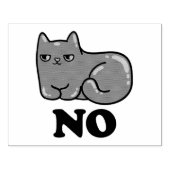 Sarcasm Cat Rubberstempel (Afrduk)